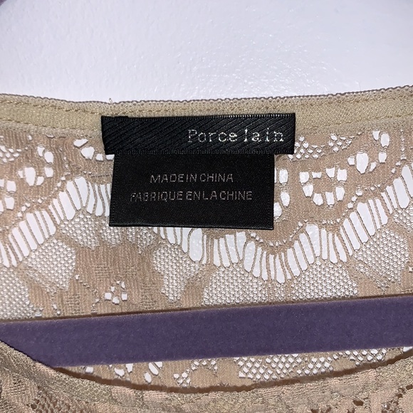 Poreclain | Tan Blouse - Picture 5 of 7